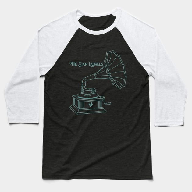 The Stan Laurels - Gramophone (V1) Baseball T-Shirt by PlaidDesign